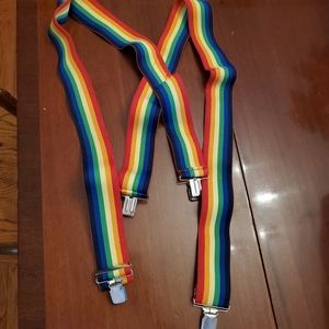 Rainbow suspenders